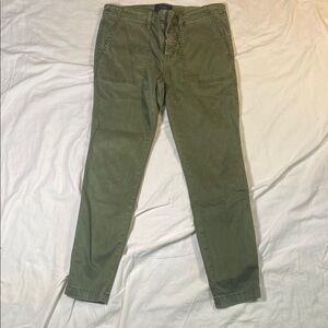 J. Crew Green Chinos Slim Fit Casual Pants